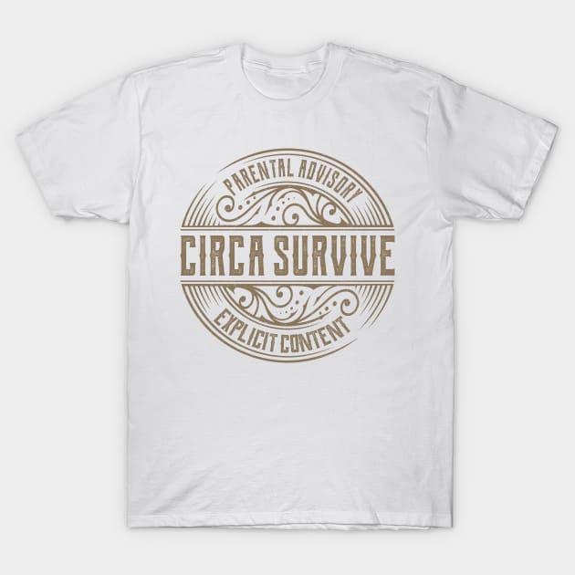 Circa Survive Vintage Ornament T-Shirt by irbey